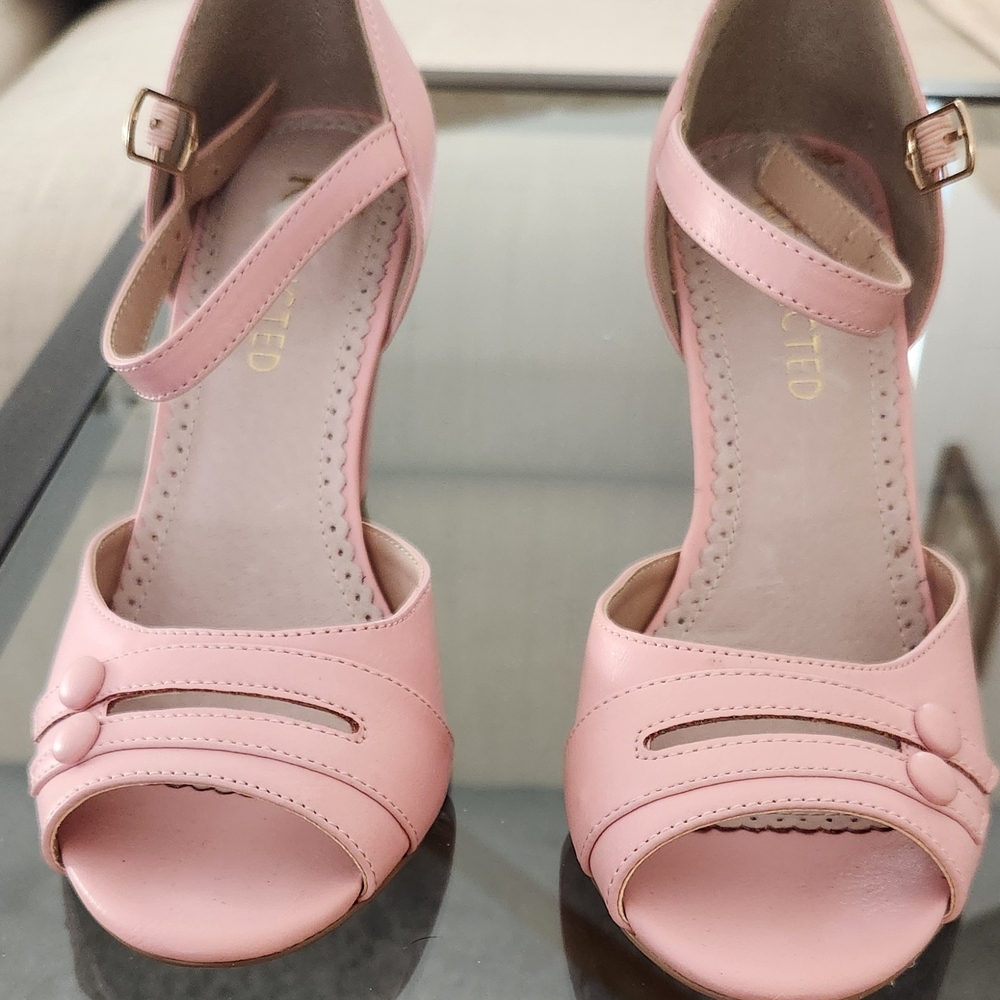 Pink Strappy Heels